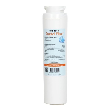 Filtre MSWF - Filtre frigo compatible General Electric - Crystal Filter® CRF1018