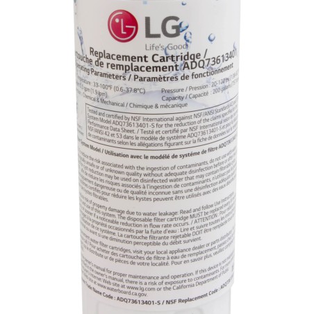 Filtre LT800P LG - Filtre frigo LG interne  ADQ73613401 / LG LT800P