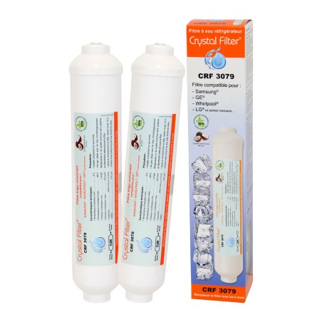 Filtre WSF-100 - Filtre frigo WSF-100 Samsung compatible (lot de 2)