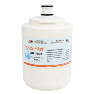 Filtre UKF7003 - Filtre frigo UKF7003 compatible Maytag - Crystal Filter® CRF7003 (lot de 3)