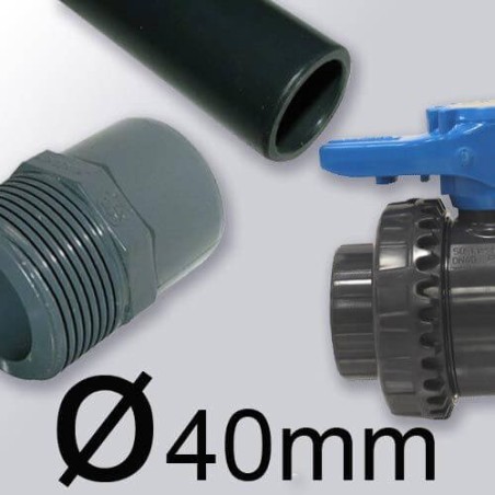 Tube/Raccord 40 mm