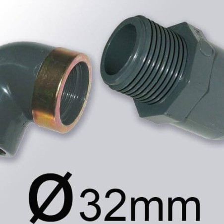 Raccord fileté 1"