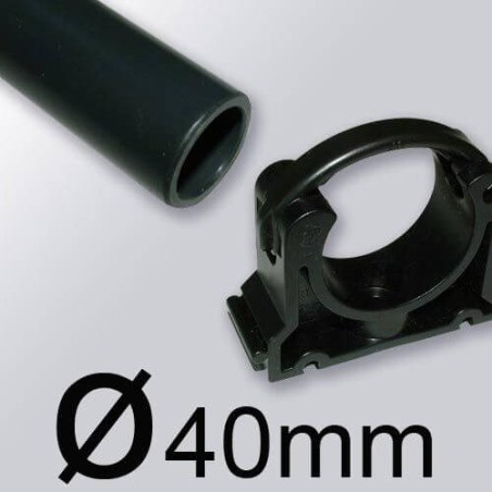 Tube et fixation