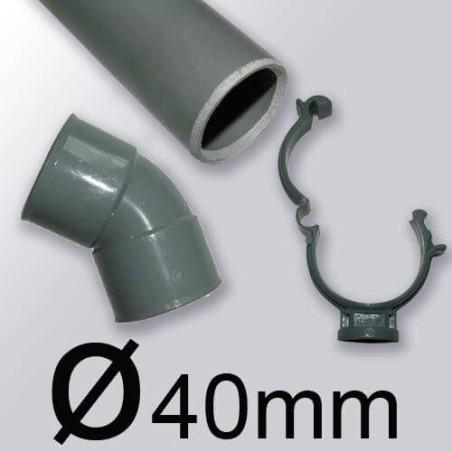 Tube/Raccord 40 mm