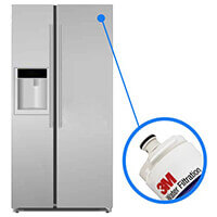 Emplacement du filtre à eau dans compartiment frigo BOSCH