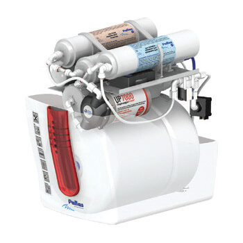 Cartouches présentes dans l'osmoseur Pallas Premium Pompe Booster
