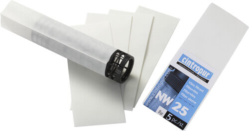 Manchettes filtrantes NW25 ,TIO & SL240 - 5µ pour Cintropur