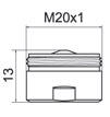 Mousseur M20x1