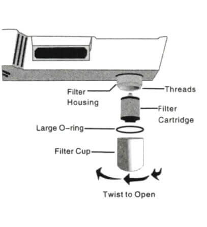 Installation du filtre compatible WF1CB