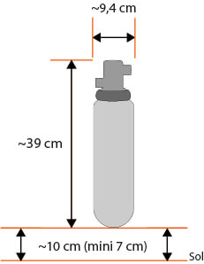 Encombrement Kit QCF-3001/302