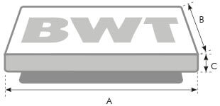 Dimensions des sachets BestSave BWT Water and More