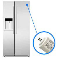 Emplacement filtre Maytag