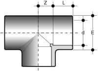 dimension TE 90° égal