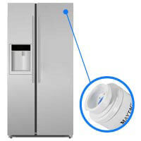 Emplacement filtre frigo MAYTAG PURICLEAN