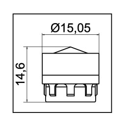 Dimension mousseur M16 M18 3/8"