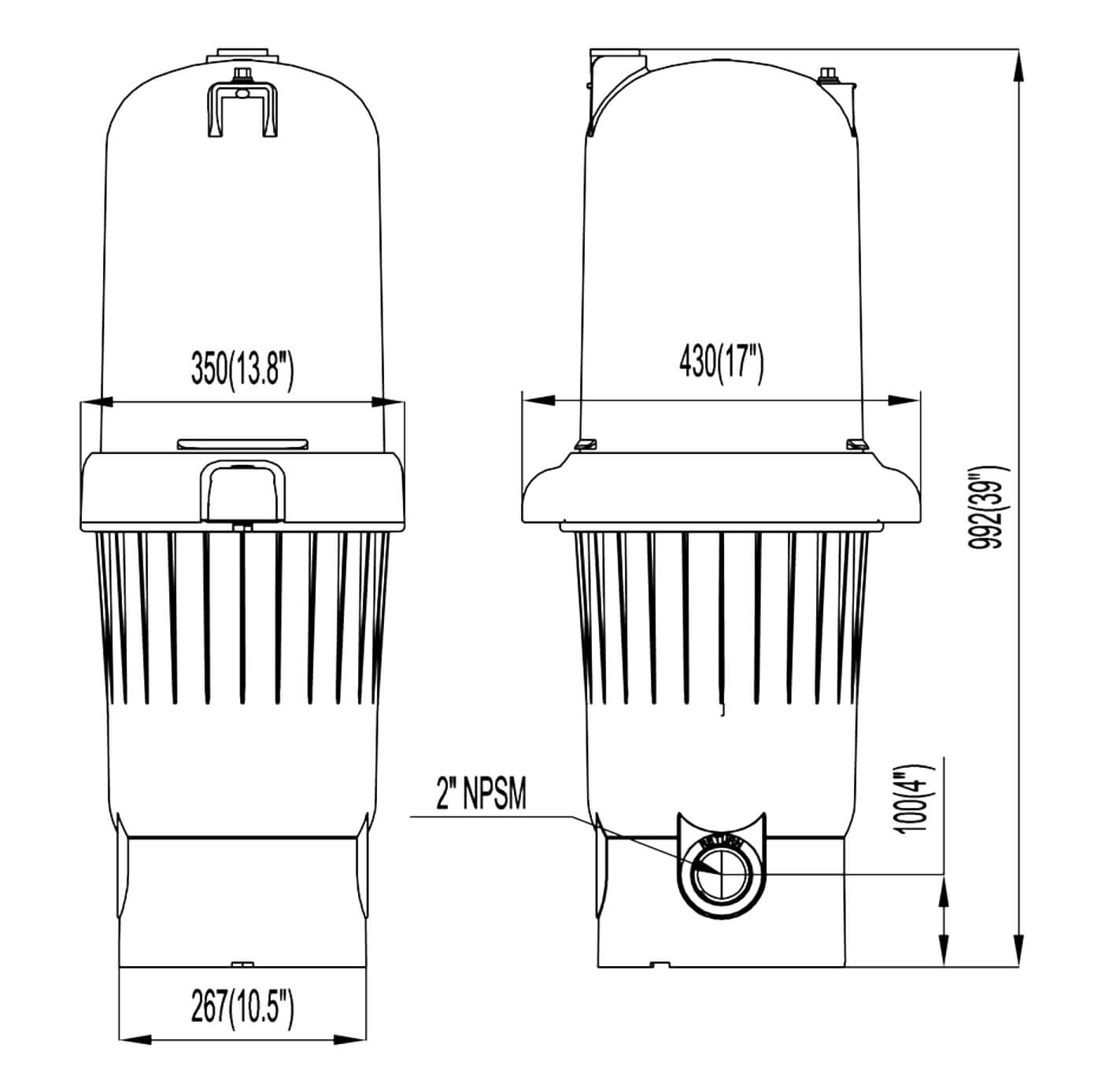 Dimension Carter FPH-02-150