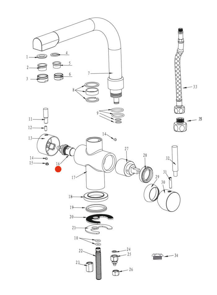 Schéma Robinet Denali