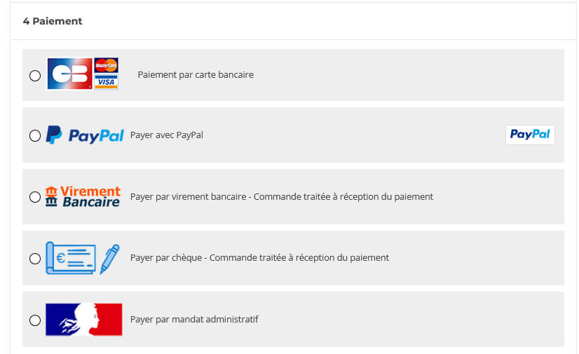 mode de règlement