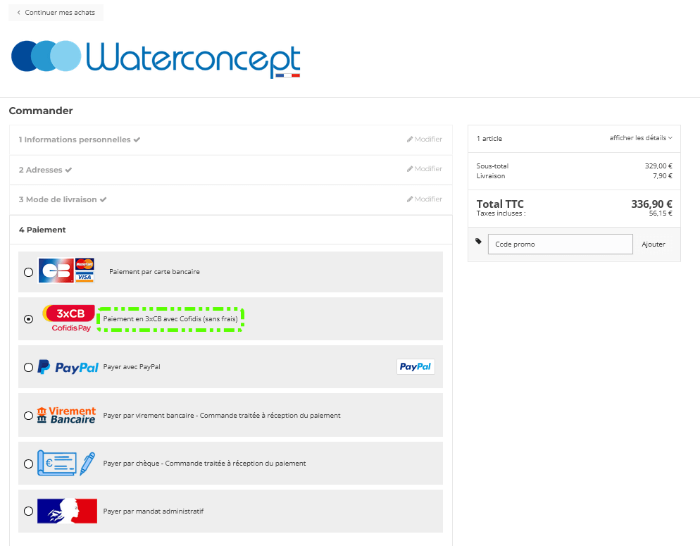 Comment payer en 3 fois sans frais ?Â