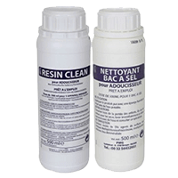 Pack entretien adoucisseur et désinfection : résine et bac à sel Resin clean